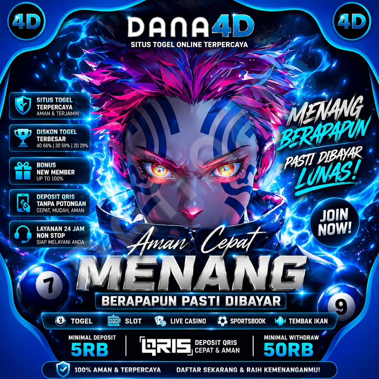 DANA4D : Situs Resmi & Platform Game Online Indonesia